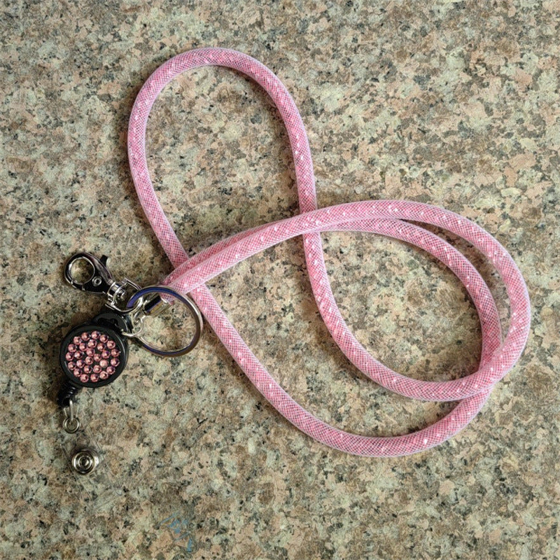 Wholesale Plastic Fishing Nets with Diamond Hanging Ropes and Keychains